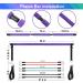 Portable Pilates Bar Exercise Kit with 3 Stackable Resistance Bands - Home Gym Equipment for Body Toning | Fitness Video Included (Purple) - Buy Online on GoSupps.com