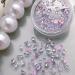 FEIlei 50PCS 3D Zircon Nails Rhinestones Jewelry DIY Professional Parts Nail Art - Buy Online on GoSupps.com