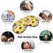 Japanese Ramen Pattern Sleep Mask - Adjustable Strap for Men & Women | Light Blocking Blindfold for Night Travel & Naps - Buy Online on GoSupps.com