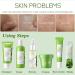 Shop Green Tea Skin Care Set - Complete Women's Routine | Toner Serum Creams & Masks | Korean Beauty Gift Set - Buy Online on GoSupps.com