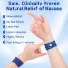 MEIYYJ Motion Sickness Bands for Adults and Kids - Sea Sickness Wristbands for Pregnancy & Travel - 2 Blue Bands - Buy Online on GoSupps.com