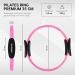 MSPORTS Pilates Ring Premium | Double Grip Resistance Ring | 38 cm Pastel Pink Yoga Circle for Home Exercise - Buy Online on GoSupps.com
