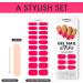 MOYOU LONDON Gel Nail Strips: Semi Cured 20 Pc. Gel Wraps + Free UV Lamp! Easy Apply & Remove for Salon-Quality Manicure - Buy Online on GoSupps.com