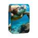 Travel Lipstick Organizer Case Lipstick Case Portable Makeup Bag With Mirror Sea Turtle Swimming Pattern Z999j4ofmd