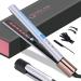 IG INGLAM 1" Round Flat Iron for Hair Infrared Hair Iron 2 in 1 Hair Straightener Curler Negative Ions Gifts for Friends/Mom/Wife Titanium Ceramic Tourmaline Dual Voltage 110-240V Rose Gold Professional+