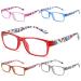 Gaoye 5-Pack Reading Glasses Blue Light Blocking Spring Hinge Readers for Women Men Anti Glare Filter Lightweight Eyeglasses (5-Pack Mix Color 3 3.5) F1-5 Pack Mix Color 3 3.5 x