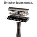 ANYMALE Black Edition Safety Razor Set - Eco-Friendly Zero Waste Razor for Men & Women | Includes Stand & 5 ASTRA Blades - Buy Online on GoSupps.com