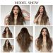 Esmee 24-Inch Ombre Brown Wig for Women | Natural Synthetic Heat-Resistant Wavy Hair | Perfect for Daily Wear Parties & Cosplay - Buy Online on GoSupps.com