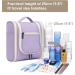 Women's Travel Hanging Toiletry Wash Bag - Light Purple Medium Size - Buy Online on GoSupps.com