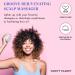 Vanity Planet Scalp Massaging Shampoo Brush - Groove Blue/Grey - Handheld Vibrating Massager for Hair Growth (New Model) - Buy Online on GoSupps.com