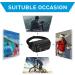Oxpecker Waterproof Fanny Pack with Rain Cover - Black Hip Bum Bag for Men & Women | Ideal for Workout, Travel, Running, Hiking, Cycling - Buy Online on GoSupps.com