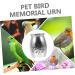 BESPORTBLE 3pcs Parrot Urn Pet Small Urns for Ashes Dog Urns for Ashes Cat Urns for Ashes Stainless Steel 4.00X3.00X3.00CMx3pcs Silverx3pcs - Buy Online on GoSupps.com