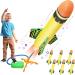 Dislocati 6 Pack Rocket Toys Air Pressure Outdoor Toys - Toys & Gifts for Kids 6 PCS