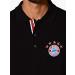 FC Bayern Munich Men's Black Polo Shirt - Official Logo Merchandise | International Shipping Available - Buy Online on GoSupps.com