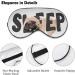 LynaRei Sleeping Mask Funny Pug Dog Sleep Eye Mask Blindfold with Adjustable Strap Eat Sleep Slogan Soft Eye Cover for Blocking Out Lights Style-4 - Buy Online on GoSupps.com