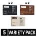 RXBAR Chocolate Lovers Variety Pack - 12g Protein Gluten Free Snacks - 25 Bars (5 Boxes) - Buy Online on GoSupps.com