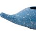 Ceramic Neti Pot Premium Handcrafted Durable Dishwasher Safe 225 Ml. (7.6 FL Oz) Capacity - Blue Matte - Buy Online on GoSupps.com