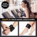Adjustable Wrist & Ankle Weights for Men & Women - 2 Set 0.5kg Each | Perfect for Running Yoga Dance & Strength Training | 1kg Black - Buy Online on GoSupps.com
