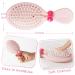 Mini Travel Hair Brush for Girls Women Boys Men Kids - Small Toddler Oval Hairbrush for All Hair Types - Pink - Buy Online on GoSupps.com