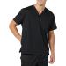 Amazon Essentials Men's V-Neck Scrub Top - Medium Black | Pockets Included - Buy Online on GoSupps.com