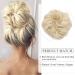 Curly Messy Hair Scrunchies Bun Extension Updo Ponytail Chignons - Bleach Blonde 30g - Buy Online on GoSupps.com