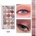 Matte Eye Shadow Palette - 18 Colors Waterproof Cosmetics Matte Eye Shadow Set - Pigmented Make-Up Durable Velvet Eye Shadows Fovolat 1 count (Pack of 1) - Buy Online on GoSupps.com