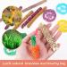 Fanshiontide 14 In 1 Bunny Chew Toys for Teeth Rabbit Chew Toys Timothy Hay Sticks Rabbit Toys Boredom Breaker Loofah Wood Grass Carrots Corn Chew Toys for Rabbit Guinea Pig Hamster Chinchilla - Buy Online on GoSupps.com