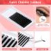 230PCS Eyelash Extension Kit with Fairy Lash Clusters, USB Air Blower & Accessories for Beginners - Black - Buy Online on GoSupps.com