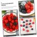 HOMSFOU 80 Pcs Simulation Raspberry Home Decor Tablescape Decor Toy's for Kids Desktop Decor Kids Decor Light House Decorations for Home Toys for Kids Kid Toy Kids Toy Fruit Cake Pvc Child - Buy Online on GoSupps.com