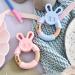 Customized Bear Wooden Baby Teether - Personalized Baby Gift (Style 1) - Buy Online on GoSupps.com