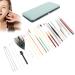 Ear Wax Removal Tool Set - Double Ended Spiral Ear Pick Spoon - 23 Mint Green Ear Care Supplies - Buy Online on GoSupps.com