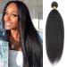 Yaki smooth real hair 1 bundle of 76.2 cm smooth hair 10 a Brazilian real hair corrugated for black women natural color 30 kinky straight 1 bundle