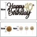Shop Tortendeko Black Gold 40th Birthday Cake Topper & Cupcake Decorations - Perfect for Men & Women - Buy Online on GoSupps.com