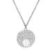 MunsteryAid Customize Patterned Medical Alert ID Necklace with Free Engraving for Men Women Personalized Emergency Identification ID Necklace Jewelry White Color Symbol
