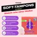 Nevernot Soft Tampons - 10 Pieces Menstrual Sponge 100% Pollutant-Free Super Soft & Easy to Remove - Buy Online on GoSupps.com