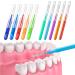 350-Piece Interdental Floss Braces Brush Set - Dental Cleaning Tool for Adult Tooth Clean - Soft Dental Flosser Picks Refill - Mixed Color - Buy Online on GoSupps.com