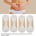 4pcs Breathable Washable Menstrual Pads | Soft Cotton Reusable Sanitary Pads | Skin Color | Absorbent & Portable - Buy Online on GoSupps.com
