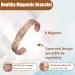 EnerCoppeX Copper Magnetic Bracelet for Women - Detox Jewelry with 3500 Gauss Magnet (CPB-2049) - Buy Online on GoSupps.com