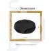 Brison Metatarsal Pads - Ball of Foot Cushion Sleeves for Metatarsalgia Pain Relief - Small Black - Buy Online on GoSupps.com