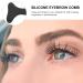 jojofuny Lot de 6 Peignes Sourcils en Silicone Noirs R utilisables Brosse Sourcils pour Femmes et Filles Outil de Maquillage L ger pour Entretien Quotidien et Coiffage Naturel - Buy Online on GoSupps.com