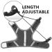 Secure Cat Dishes with Outbreak-Proof Leash | Reflective Cat Harness & Dish Set for Kittens - XS Gray - Buy Online on GoSupps.com