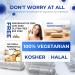 Buy 500 Clear Vegetarian Empty Capsules Size 00 - DIY Supplements - Pullulan Capsules with Micro Lab Spoons | High-Quality Fillable Caps - Buy Online on GoSupps.com