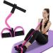 New Multifunction Tension Rope 6-Tube Elastic Yoga Pedal Puller Resistance Band Natural Latex Tension Rope Fitness Equipment for Abdomen/Waist/Arm/Leg Stretching Slimming Training(Pink)