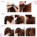 Ponytail Extensions 45/55/65/75/85CM Long Synthetic Silky Straight Drawstring Ponytail Extensions Straight Ponytail Extensions Clip In Hairpiece for Daily Use Party for Women(Color:003 Size:65CM) 65CM 003 - Buy Online on GoSupps.com