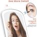 Rechargeable Lighted Travel Makeup Mirror with 10X Magnification - 3 Color Lighting, Touch Screen Dimming - Slim LED Vanity Mirror for Cosmetic, Portable - Buy Online on GoSupps.com