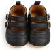 Baby Girls First Walking Shoes Mary Jane PU Leather Anti-Slip Princess Shoes - Infant Baby Shoes 0-6 Months (Black) - Buy Online on GoSupps.com
