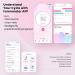 Intelligent Basal Thermometer for Ovulation & Fertility Tracking | Backlit LED Screen & App | femometer Vinca II Purple - Buy Online on GoSupps.com