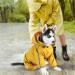 Reflective Waterproof Dog Raincoat - Adjustable Rain Jacket for Small Dogs | Durable Rain Cape with Hood - Buy Online on GoSupps.com
