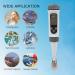 TOPINCN Large LCD Water Quality Tester Aquarium Hydrometers Fish Pets Digital Salinity Tester for EC Temp Salinity Measuring Pen - Buy Online on GoSupps.com