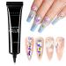 Makartt Nail Rhinestone Glue Gel 15ml Super Adhesive Nail Gel for Gems Nail Gem Glue Nail Gel Glue for Rhinestones Crystal Stones Jewels Nail Rhinestone Gel 15ml